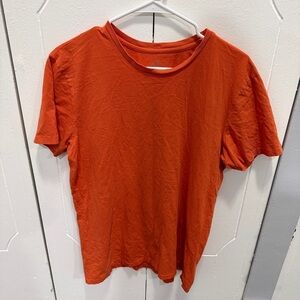Armani Exchange Orange Short Sleeve Shirt